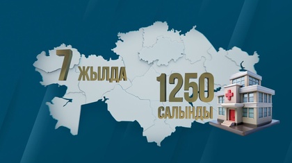 Соңғы 7 жыл ішінде елімізде 1250-ден астам медициналық мекеме салынды | Жауапты мемлекет