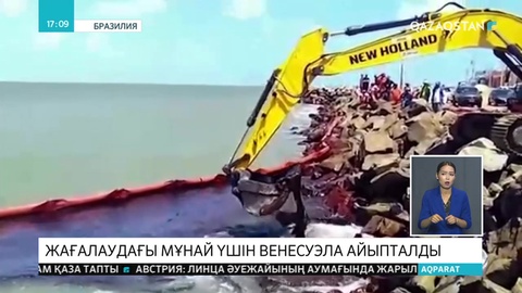 Бразилия жағалауына мұнай төгілді