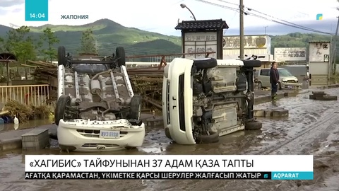 Жапонияда «Хагибис» тайфунынан 37 адам қаза тапты