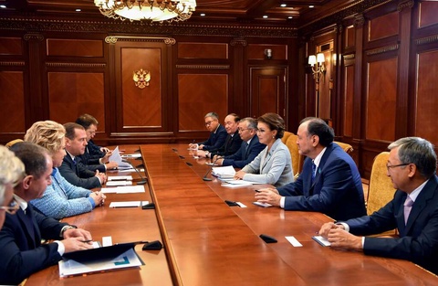 Дариға Назарбаева Ресей премьері Дмитрий Медведевпен кездесті