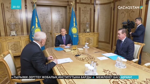 Елбасы Ұлттық ғылым академиясының президенті М.Жұрыновты қабылдады