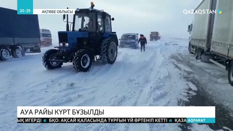 Елімізде ауа райы күрт бұзылды