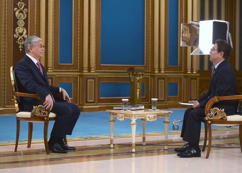 Мемлекет басшысы Қытайдың CCTV телеарнасына сұхбат берді