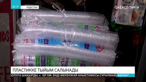 Үндістанда пластик заттарды тұтынуға тыйым салынады