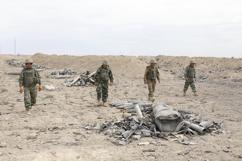 Әскери қызметшілер Арыс қаласындағы жұмыстарды жалғастыруда