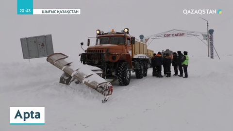 Шығыс Қазақстан облысында бір тәулікте бір метрге жуық қар жауды