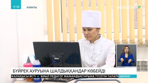 Алматы облысында бүйрек ауруына шалдыққандар көбейді