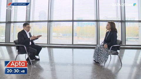 «Nur Otan» хатшысы Арман Қырықбаевтың «Апта» бағдарламасына берген сұхбаты