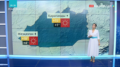 20 қазан, сейсенбіге арналған ауа райы болжамы