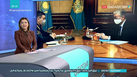 Президент Қорғаныс министрін қабылдады