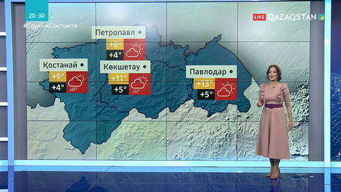 21 қазан, сәрсенбіге арналған ауа райы болжамы