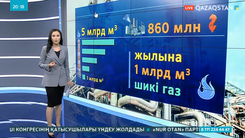 Қашағандағы газ өңдейтін зауыттың құрылысы келер жылы аяқталады