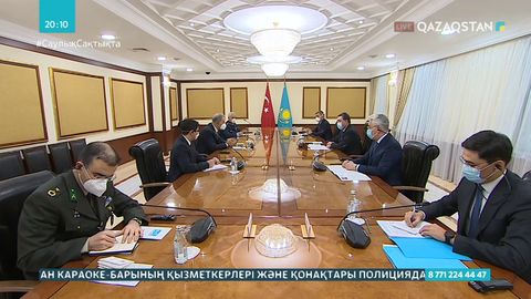 Асқар Мамин Түркияның қорғаныс министрін қабылдады