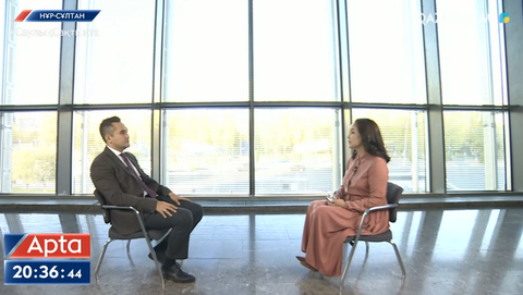 Мектеп директоры Шәкәрім Сейсенбайдың «Апта» бағдарламасына берген сұхбаты