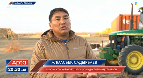 Шетелде малын дронмен бақылап отырғанда қазақ шопаны әлі аттан түспек емес - Алмасбек Садырбаев