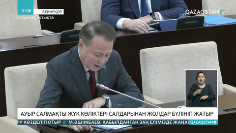Шамадан тыс жүк тиеген көліктерден жолдар бүлініп жатыр - депутат