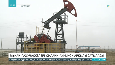 Мұнай-газ учаскелері онлайн-аукцион арқылы сатылады