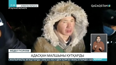 Алматылық құтқарушылар адасып кеткен малшыны тапты