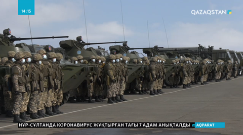 Әскери қызметшілер де карантин жұмыстарына тартылды