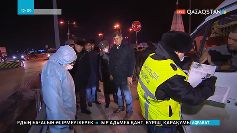 Үкімет басшысы елордадан шыға берістегі бақылау-өткізу бекетіне барды