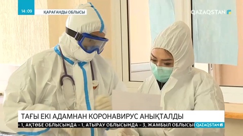 Қарағандыда COVID-19 вирусын жұқтырған тағы екі адам анықталды