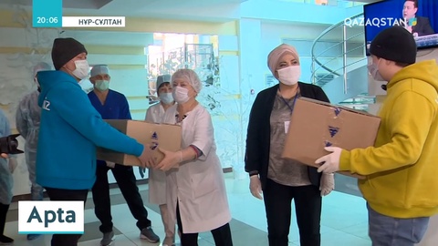 Елордада 500 мың маска тегін таратылуда