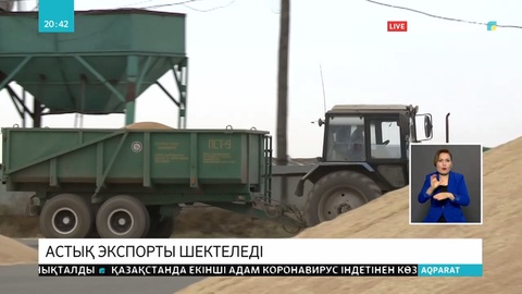 Астық экспортына шектеу қойылады