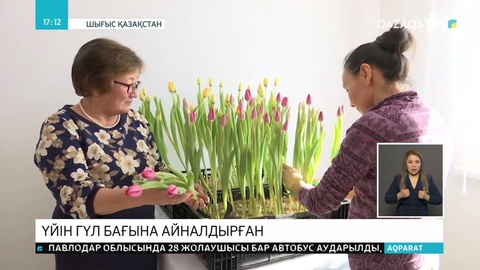 Үйін нағыз гүлбақшаға айналдырған