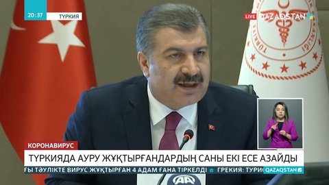 Түркияда вирус жұқтырғандардың саны азайды