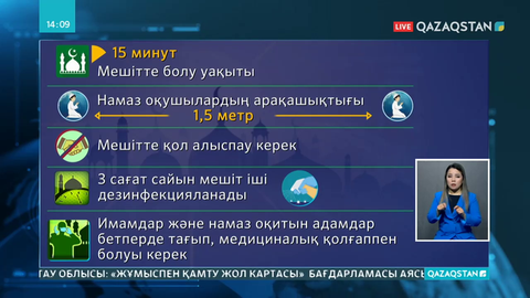 18 мамырдан бастап мешіттер ашылады: Қандай талаптарды сақтау керек?