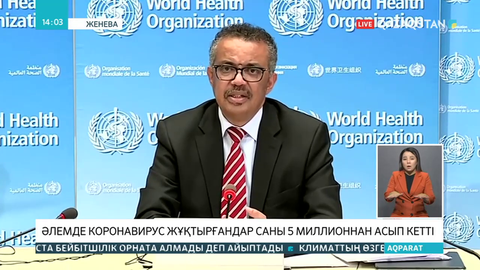 Әлемде COVID-19 жұқтырғандар саны 5 миллионнан асты