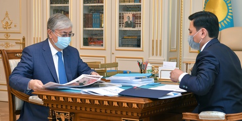 Қазақстан Президенті Нұр-Сұлтан қаласының әкімі Алтай Көлгіновті қабылдады