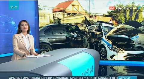 Мас жүргізуші патруль көлігін соғып, 2 полицей көз жұмды