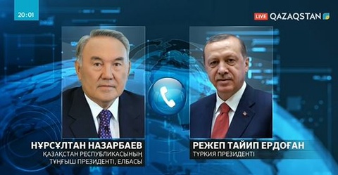 Елбасы Режеп Ердоғанмен және Абу Дабидің тақ мұрагерімен телефон арқылы сөйлесті
