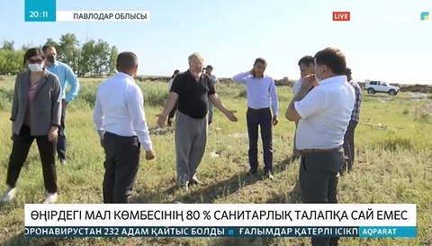 Павлодарда мал өлексесін төгетін қорымдардың 80 пайызы санитарлық талапқа сай емес