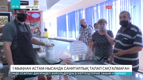Ақмола облысында мыңнан аса нысан санитарлық талапты сақтамаған