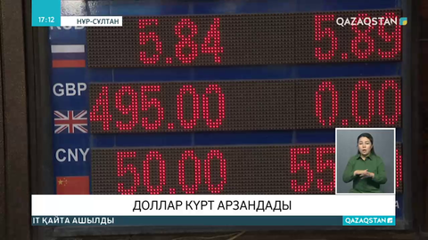 Доллар тағы арзандады