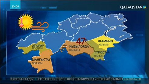 Алдағы күндері еліміздің 7 өңірінде аптап ыстық болады