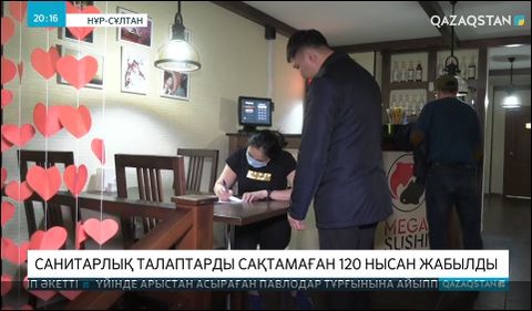 Елордада санитарлық талаптарды сақтамаған 120 нысан жабылды