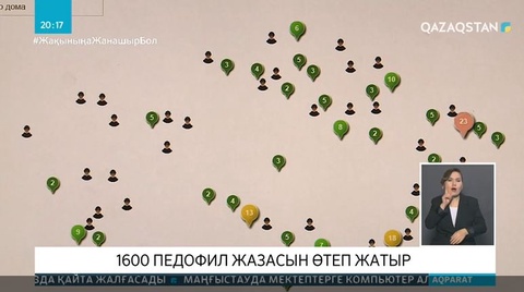 1600 педофил жазасын өтеп жатыр