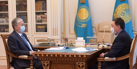 Мемлекет басшысы Премьер-Министр Асқар Маминнің есебін тыңдады