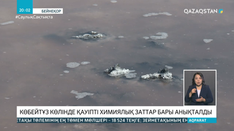 Көбейтұз көлінде қауіпті химиялық заттар бары анықталды