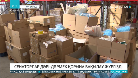 Сенаторлар дәрі-дәрмек қорына бақылау жүргізді