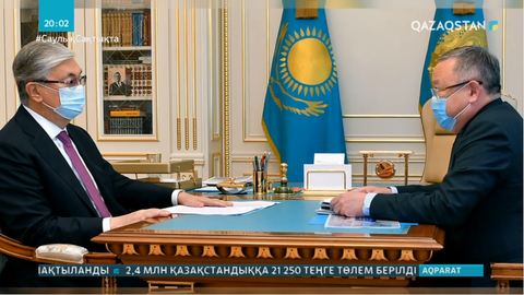 Президент Ақтөбе облысының әкімі Оңдасын Оразалинді қабылдады