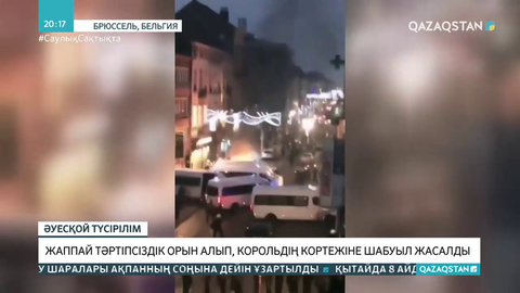 Брюссельде корольдің кортежіне шабуыл жасалды