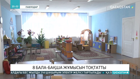 Павлодар облысында 8 балабақша жұмысын тоқтатты