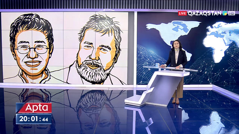 Бейбітшілік аталымы бойынша Нобель сыйлығы журналистерге бұйырды