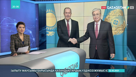 Мемлекет басшысы Сергей Лавровты қабылдады