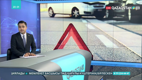 Алматыда мас жүргізуші полиция қызметкерін қағып кетті