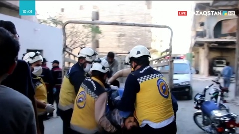 Сирияда снаряд оғынан 11 адам мерт болды